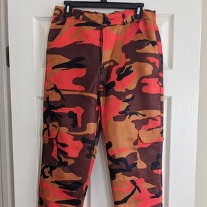 Orange Camo Pants
